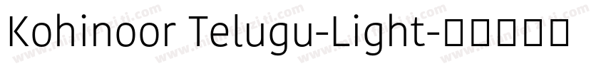 Kohinoor Telugu-Light字体转换